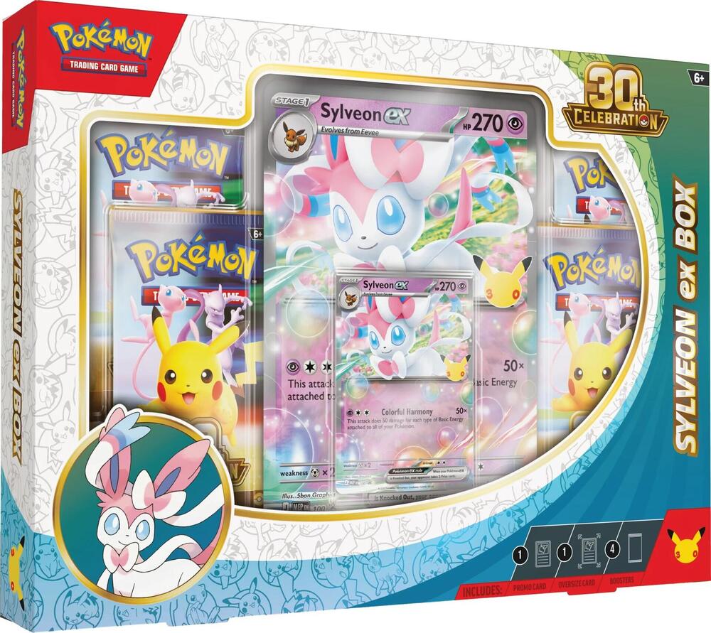 Pokémon 30th Celebration Sylveon ex Box — English edition